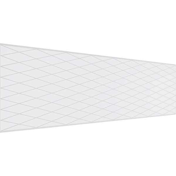 Ekena Millwork Set of Four Panels for 94 1/2"W x 28 1/4"H Linked Diamond Fretwork Wainscot Wall Paneling WPKP14X01X47LDM - main